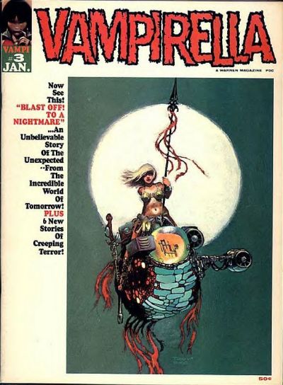 Cover for Vampirella (Warren, 1969 series) #3