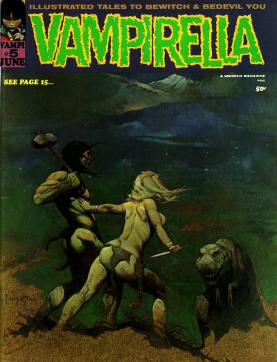Cover for Vampirella (Warren, 1969 series) #5