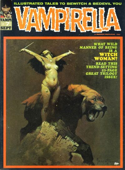 Cover for Vampirella (Warren, 1969 series) #7