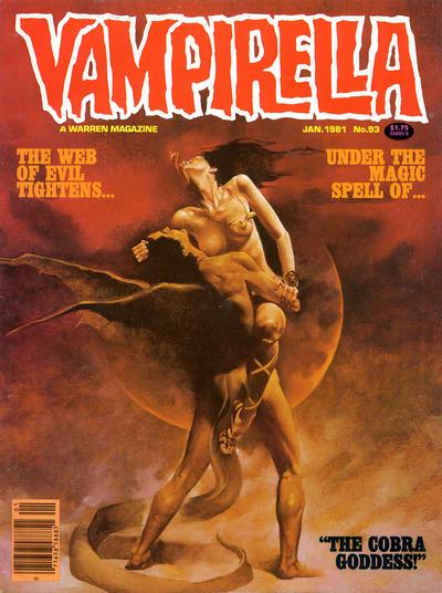 Cover for Vampirella (Warren, 1969 series) #93