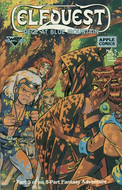 Cover for ElfQuest: Siege at Blue Mountain (Apple Press, 1987 series) #5