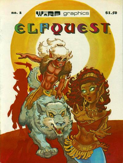 Cover for ElfQuest (WaRP Graphics, 1978 series) #2 [Third Printing]