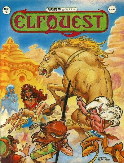 Cover for ElfQuest (WaRP Graphics, 1978 series) #5 [$1.50 later printing]