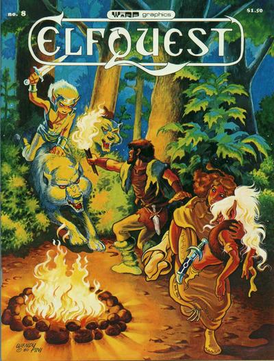 Cover for ElfQuest (WaRP Graphics, 1978 series) #8 [Second Printing]