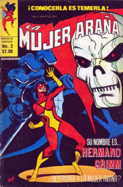Cover for La Mujer Araña (Novedades, 1982 series) #3