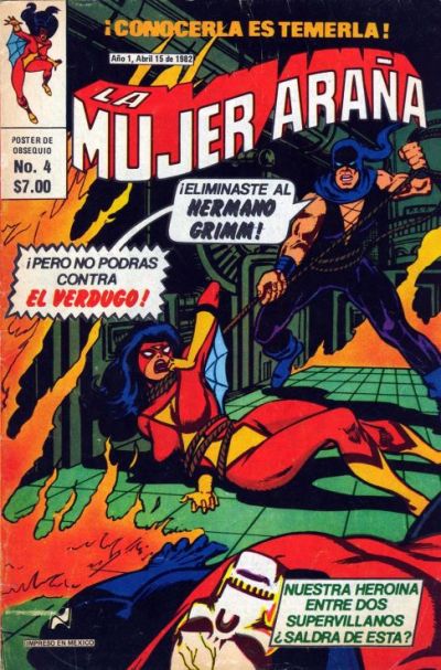Cover for La Mujer Araña (Novedades, 1982 series) #4