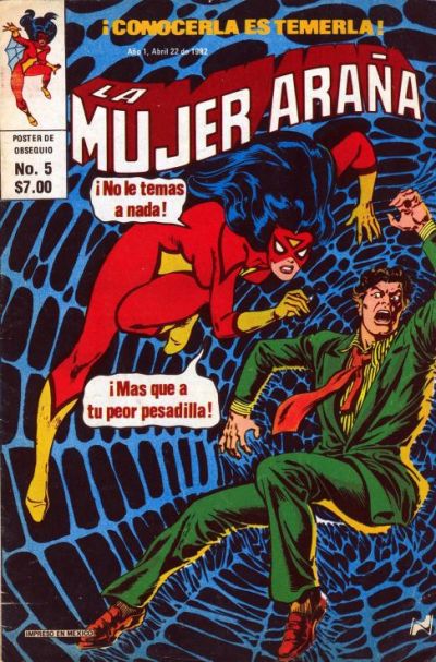 Cover for La Mujer Araña (Novedades, 1982 series) #5