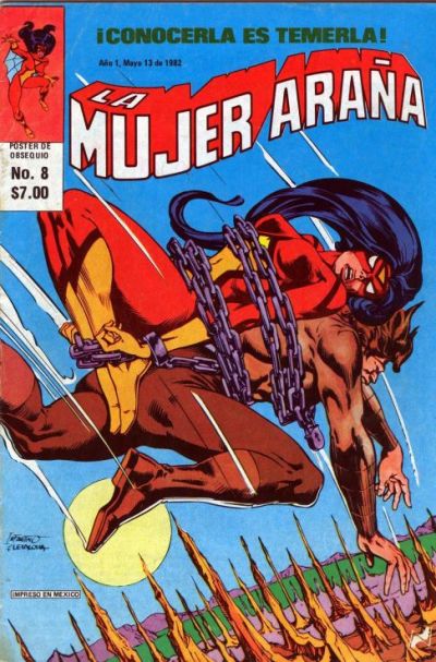 Cover for La Mujer Araña (Novedades, 1982 series) #8