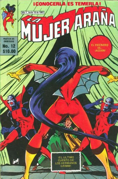 Cover for La Mujer Araña (Novedades, 1982 series) #12