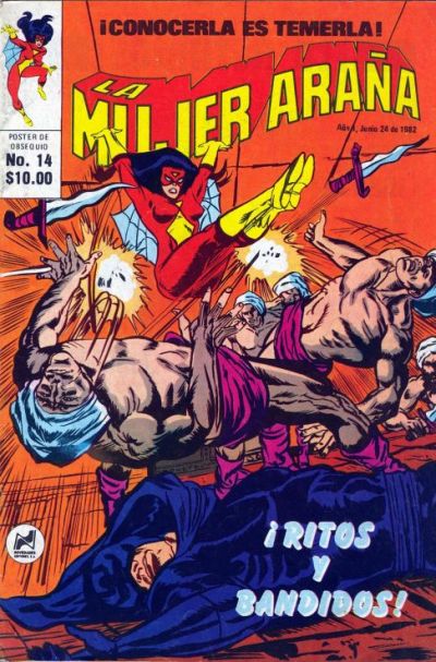 Cover for La Mujer Araña (Novedades, 1982 series) #14