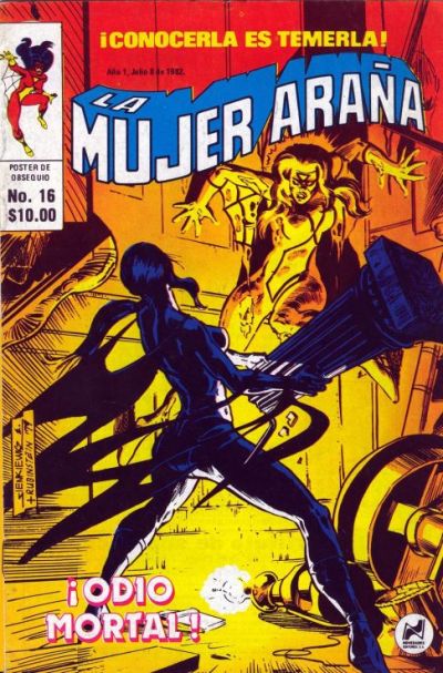 Cover for La Mujer Araña (Novedades, 1982 series) #16
