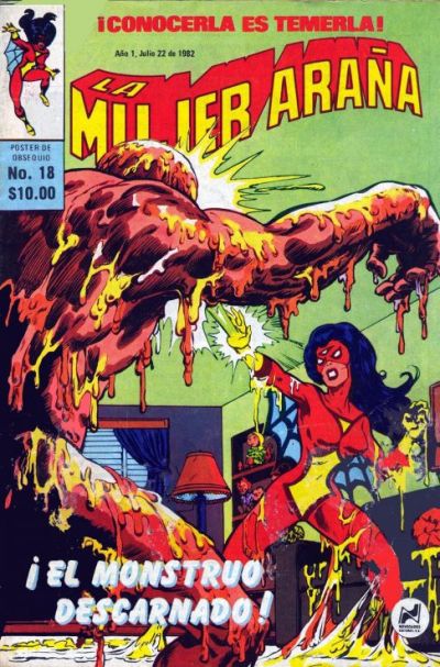 Cover for La Mujer Araña (Novedades, 1982 series) #18