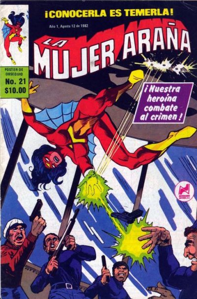 Cover for La Mujer Araña (Novedades, 1982 series) #21