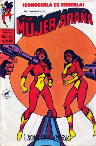 Cover for La Mujer Araña (Novedades, 1982 series) #25