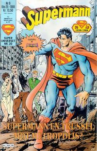 Cover Thumbnail for Supermann (Semic, 1985 series) #6/1988