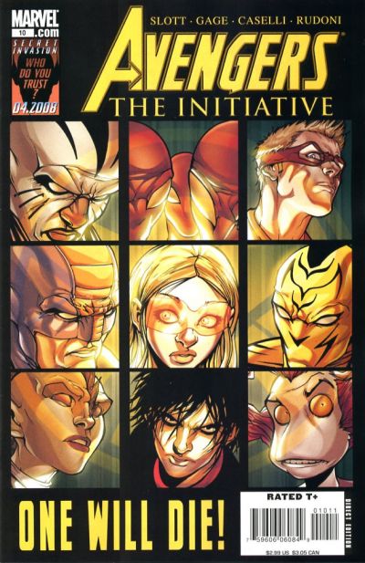 Cover for Avengers: The Initiative (Marvel, 2007 series) #10