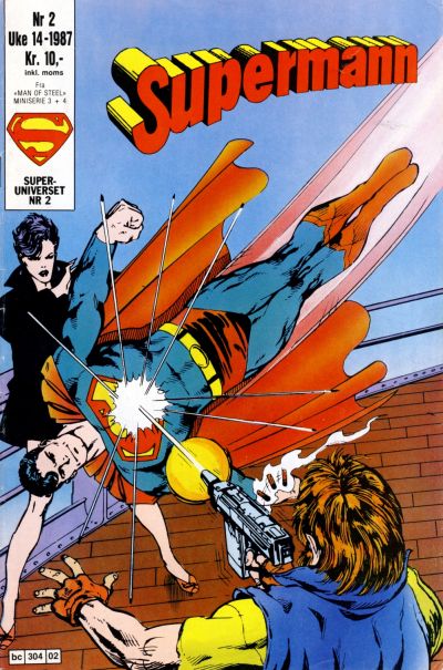Cover for Supermann (Semic, 1985 series) #2/1987