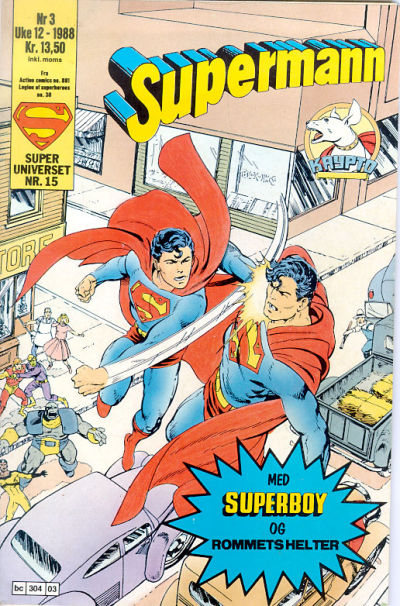 Cover for Supermann (Semic, 1985 series) #3/1988
