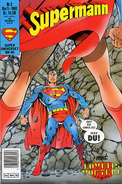 Cover for Supermann (Semic, 1985 series) #2/1990