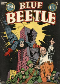 Cover Thumbnail for Blue Beetle (Holyoke, 1942 series) #15