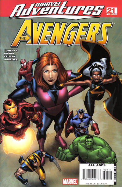 Cover for Marvel Adventures The Avengers (Marvel, 2006 series) #21