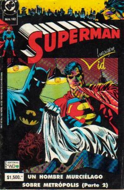 Cover for Supermán (Grupo Editorial Vid, 1986 series) #162