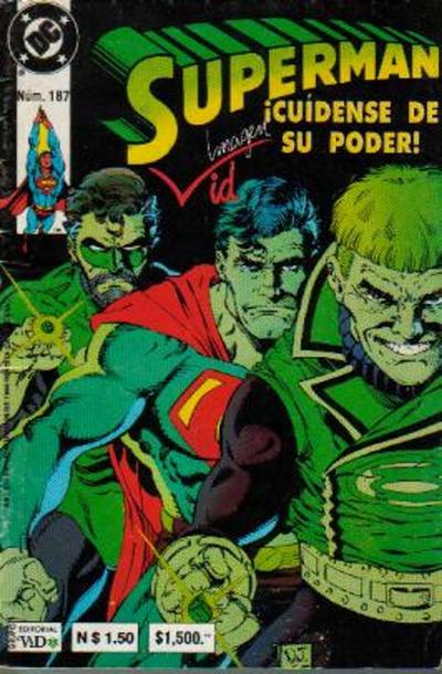 Cover for Supermán (Grupo Editorial Vid, 1986 series) #187