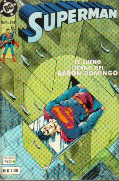 Cover for Supermán (Grupo Editorial Vid, 1986 series) #204
