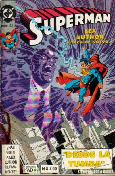 Cover for Supermán (Grupo Editorial Vid, 1986 series) #221