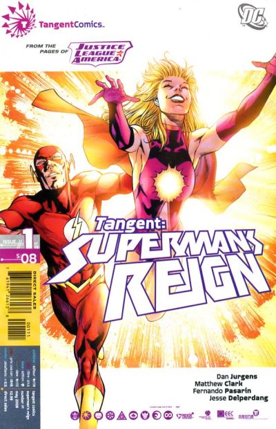 Cover for Tangent: Superman's Reign (DC, 2008 series) #1