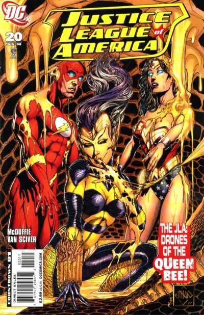 Cover for Justice League of America (DC, 2006 series) #20 [Direct Sales]