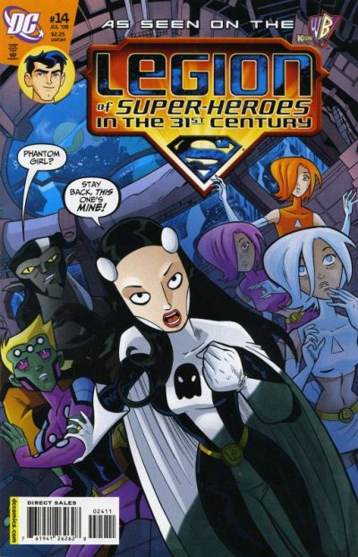 Cover for The Legion of Super-Heroes in the 31st Century (DC, 2007 series) #14 [Direct Sales]