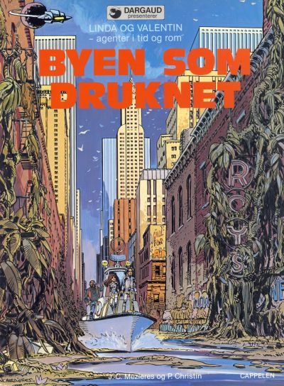 Cover for Linda og Valentin (Cappelen, 1987 series) #1 - Byen som druknet