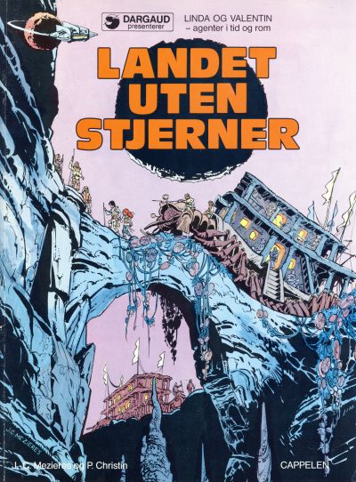Cover for Linda og Valentin (Cappelen, 1987 series) #3 - Landet uten stjerner