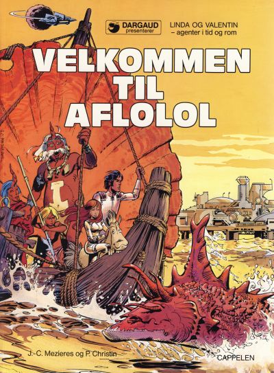 Cover for Linda og Valentin (Cappelen, 1987 series) #4 - Velkommen til Aflolol