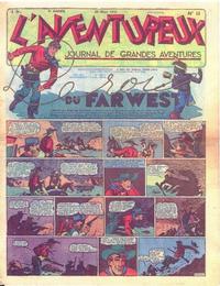 Cover Thumbnail for L'Aventureux (Editions Mondiales, 1936 series) #13/1941