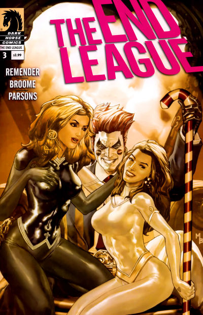 Cover for The End League (Dark Horse, 2007 series) #3