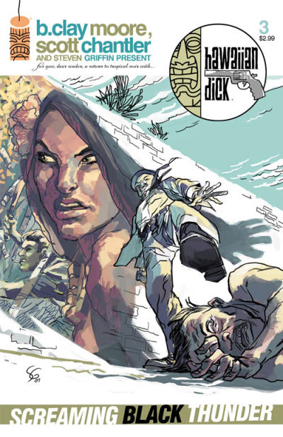 Cover for Hawaiian Dick: Screaming Black Thunder (Image, 2007 series) #3