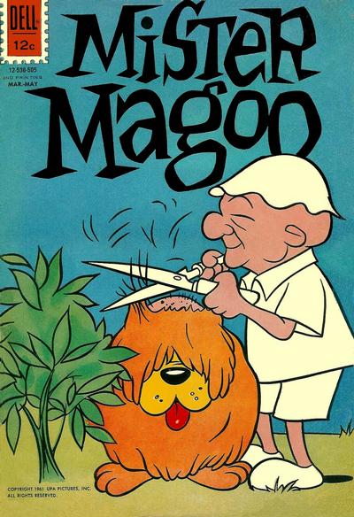 Cover for Four Color (Dell, 1942 series) #1235 - Mister Magoo [2nd Printing - 12¢]