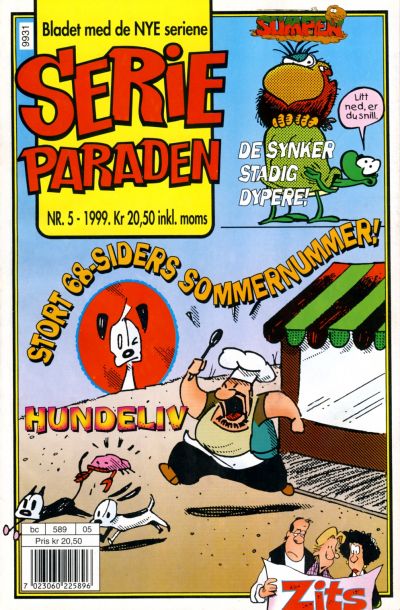 Cover for Serieparaden (Hjemmet / Egmont, 1997 series) #5/1999