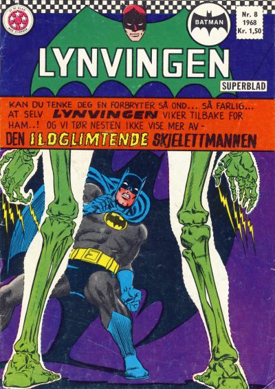 Cover for Lynvingen (Serieforlaget / Se-Bladene / Stabenfeldt, 1966 series) #8/1968