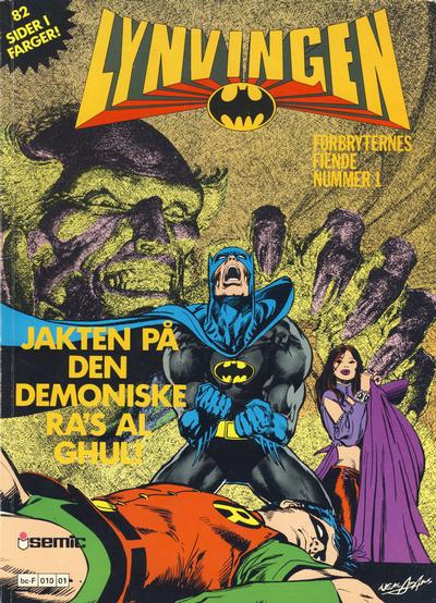 Cover for Lynvingen Jakten på den demoniske Ra's Al Ghul! (Semic, 1979 series) 