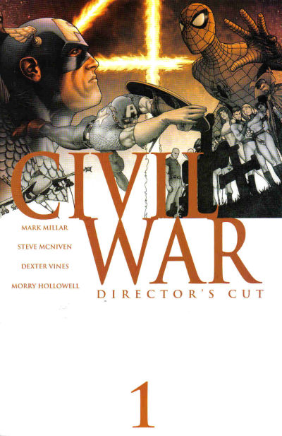 Cover for Civil War #1 (Director's Cut) (Marvel, 2006 series) 
