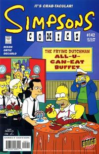 Cover for Simpsons Comics (Bongo, 1993 series) #142