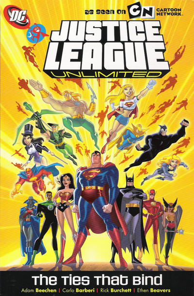 Cover for Justice League Unlimited: The Ties That Bind (DC, 2008 series) 