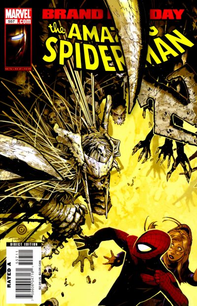 Cover for The Amazing Spider-Man (Marvel, 1999 series) #557 [Direct Edition]