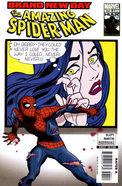Cover for The Amazing Spider-Man (Marvel, 1999 series) #560 [Direct Edition]