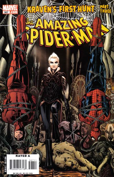 Cover for The Amazing Spider-Man (Marvel, 1999 series) #567 [Direct Edition]