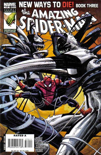 Cover for The Amazing Spider-Man (Marvel, 1999 series) #570 [Direct Edition]