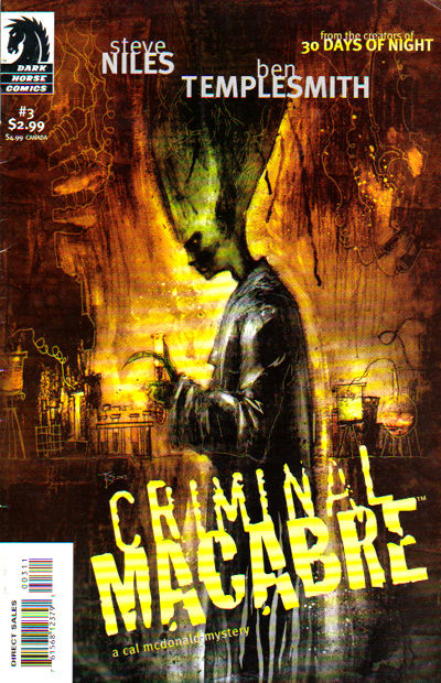 Cover for Criminal Macabre: A Cal McDonald Mystery (Dark Horse, 2003 series) #3